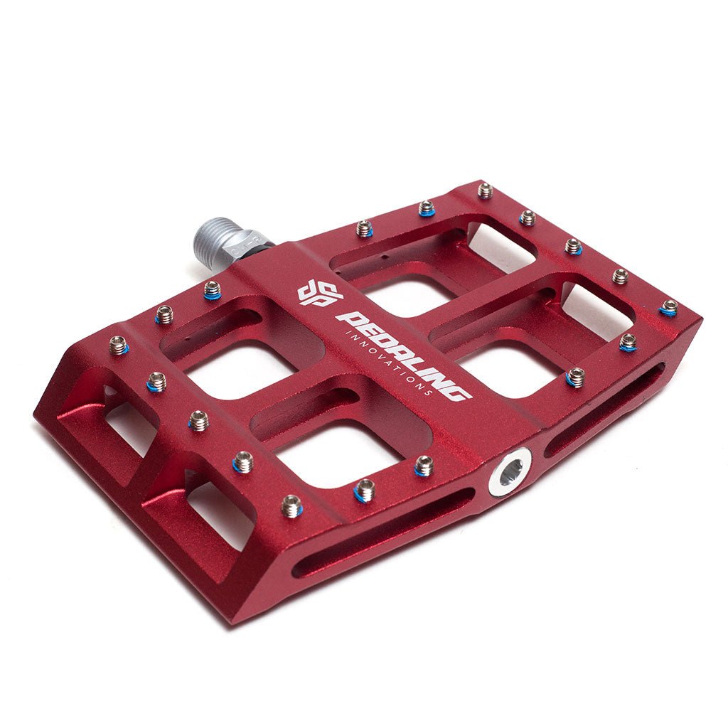 flat pedals red Red Catalyst Pedals – Pedaling Innovations